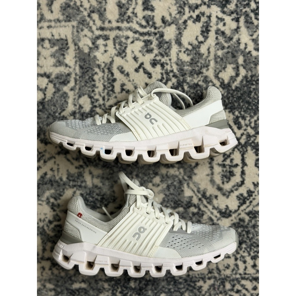 On Cloudswift Swiss Engineering Women's Alloy Glacier Size 6 Tennis Shoe